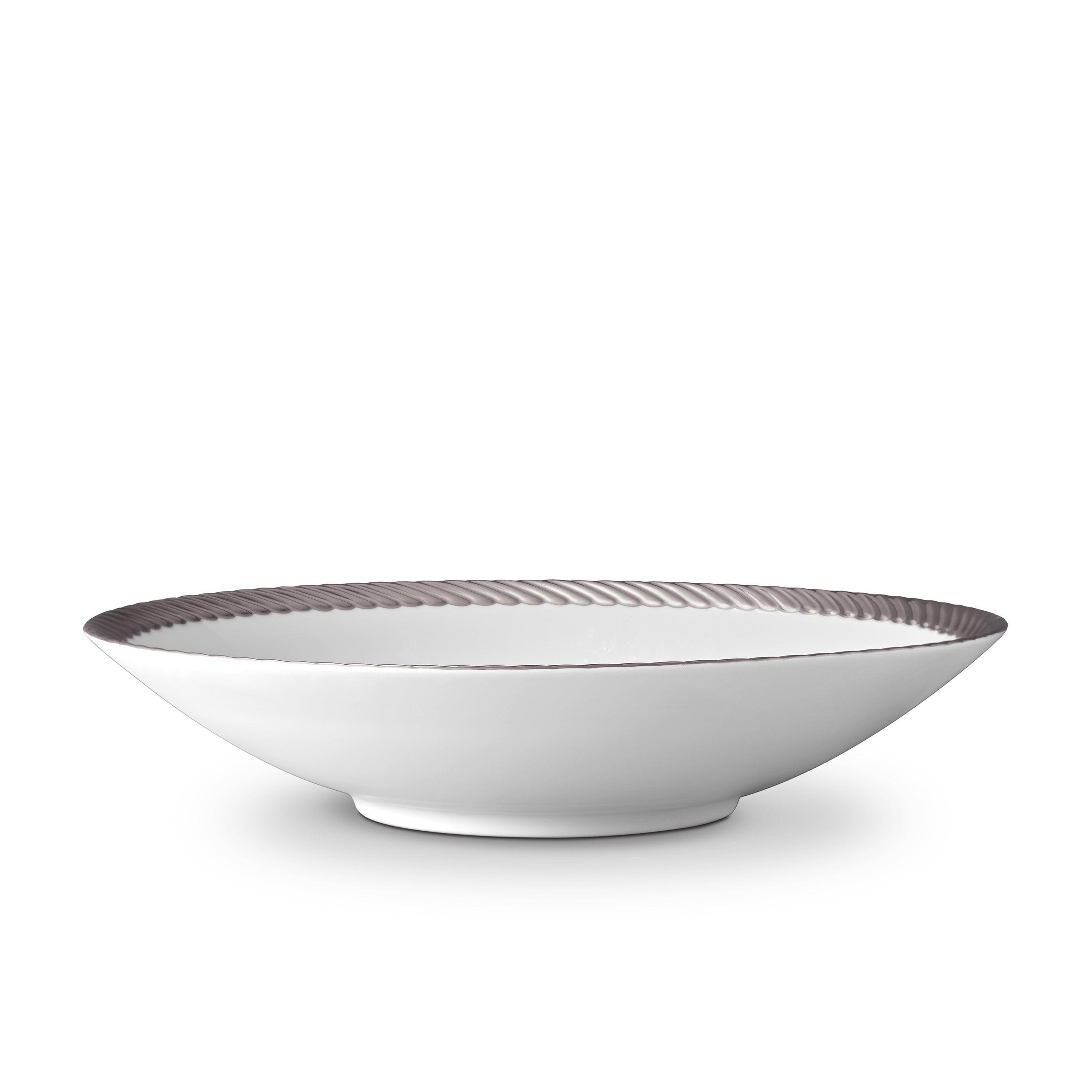 Premium Ceramic Cord Cut Bowl - Handmade Stoneware Soup & Salad Bowl - Perfect for Home Dining, Entertaining & Gifting