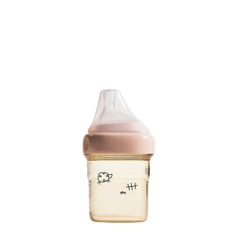 Hegen Baby Bottle - Customizable & Leak-Proof Newborn Feeding Bottle Set for Breastmilk & Formula - Perfect for Daycare, Travel & On-the-Go Parents