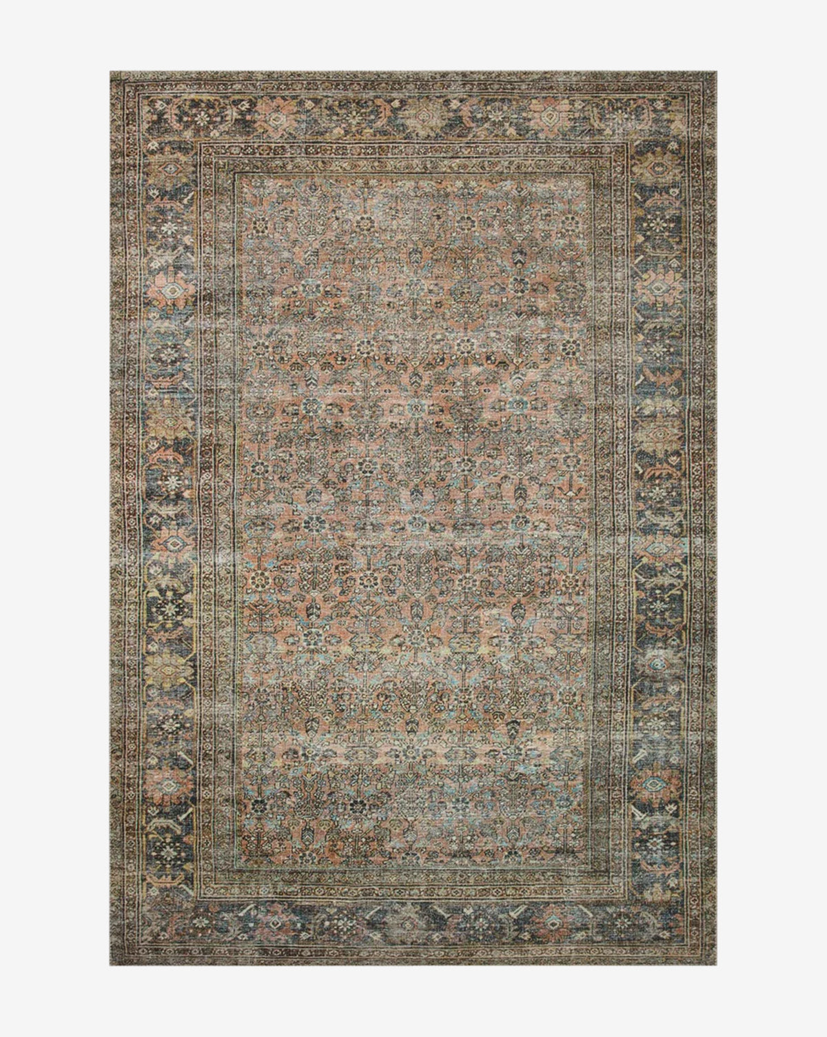 Santa Maria Rug - Soft Bohemian Area Rug for Living Room, Bedroom, Nursery | Non-Slip & Washable Boho Chic Decor