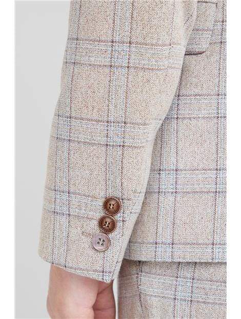 Vintage Rogue Saint Cream Check Tweed Jacket - Classic Wool Blazer for Women - Perfect for Office, Dinner Dates & Fall Fashion