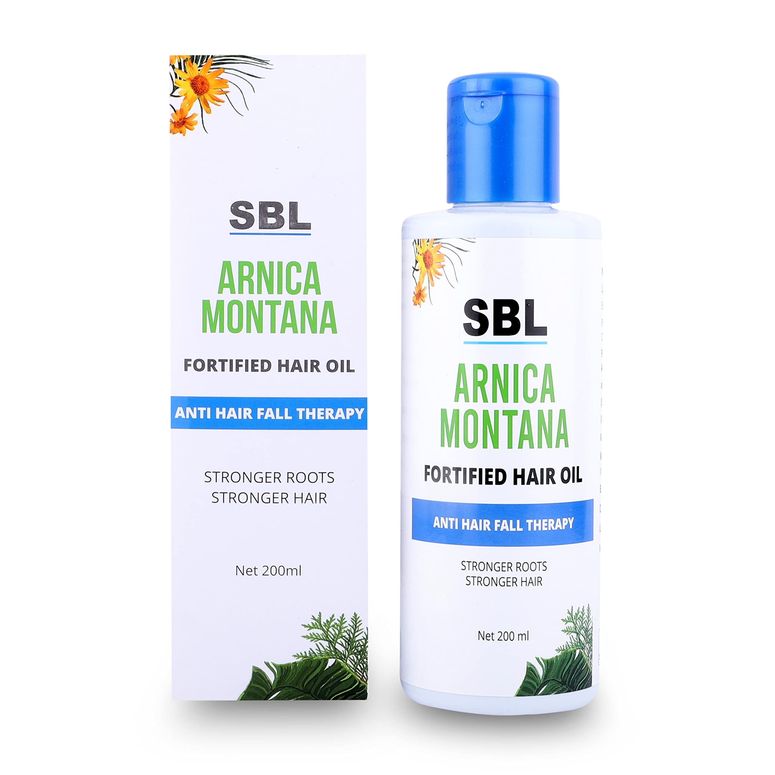 Organic SBL Arnica Montana Fortified Hair Oil - Anti Hair Fall Treatment (100ml) | Promotes Hair Growth & Reduces Breakage | Ideal for Daily Hair Care & Scalp Nourishment