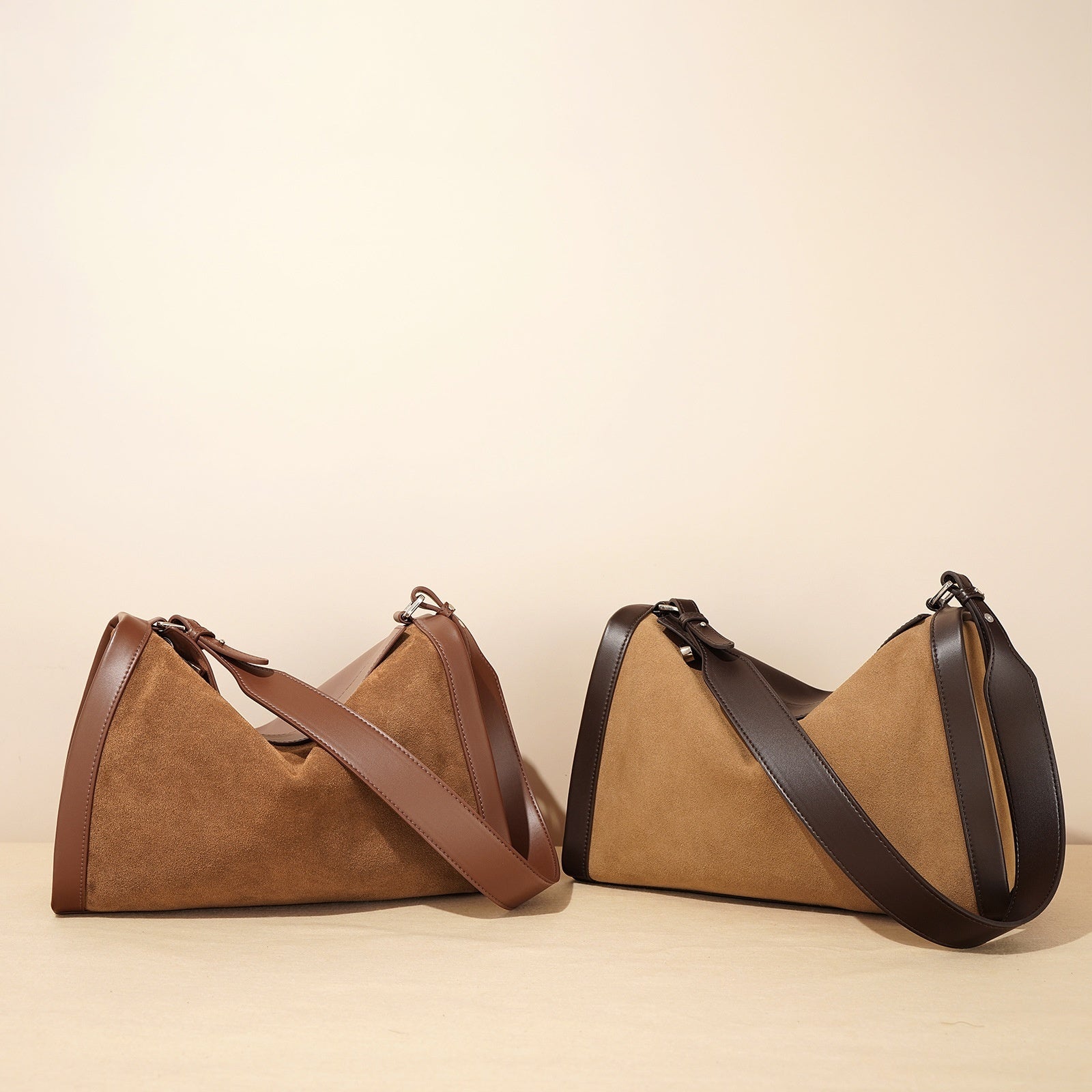 Genuine Leather Shoulder Messenger Bag for Men & Women - Stylish Tote & Crossbody Bag for Work, Travel & Everyday Use