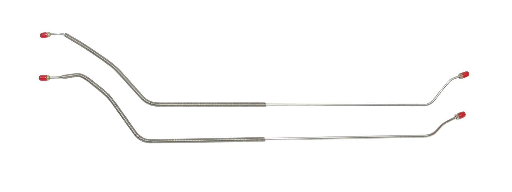 1968-1972 All Cars Rear Axle Brake Lines Kit - 2 Pcs High Performance Brake Hose Set for Classic Car Restoration & Safe Driving | Perfect for Muscle Cars, Hot Rods & Vintage Vehicle Maintenance