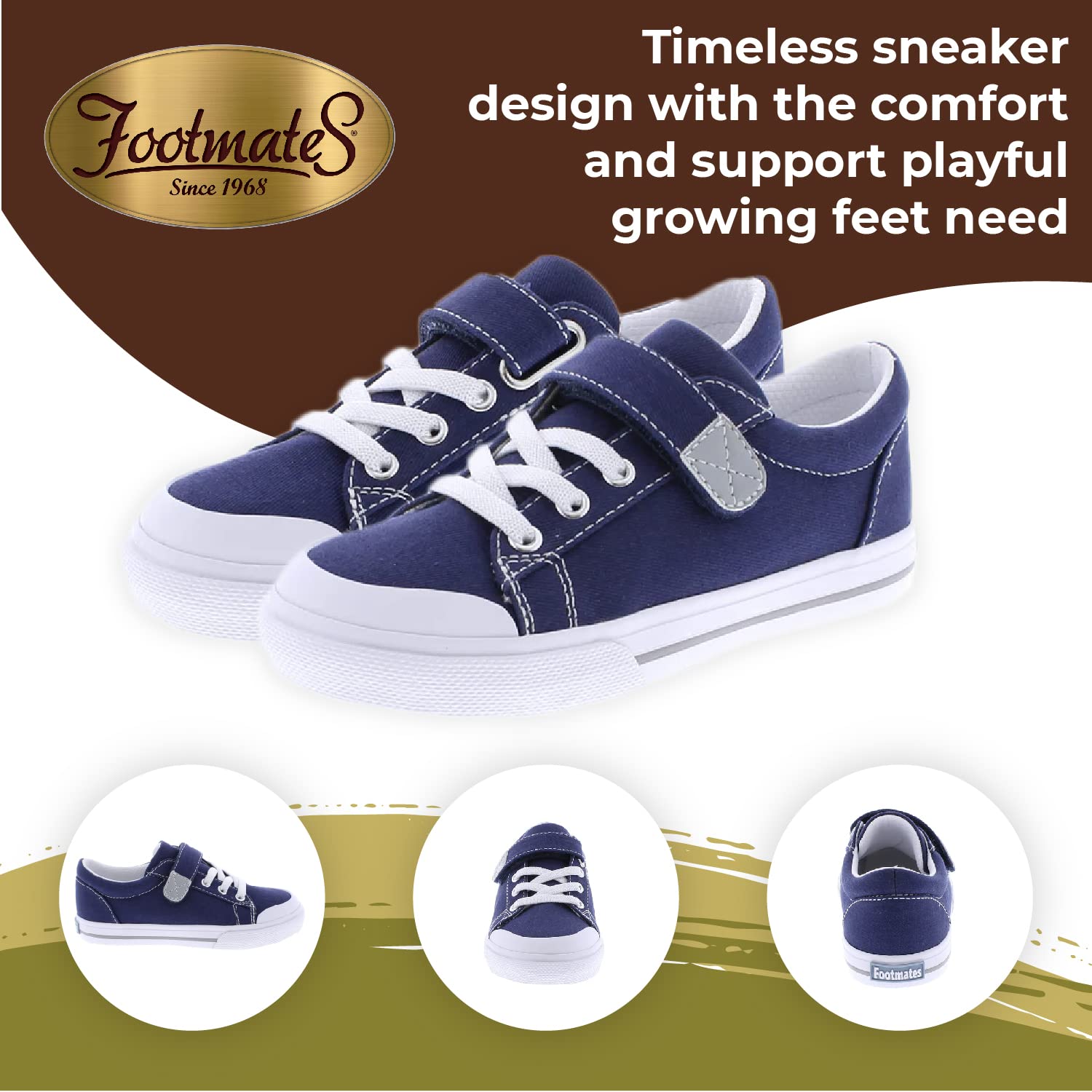 FOOTMATES Baby Boys Jordan Sneakers for Infants Toddlers & Little Kids - Comfortable Athletic Shoes for Playtime, School & Everyday Wear