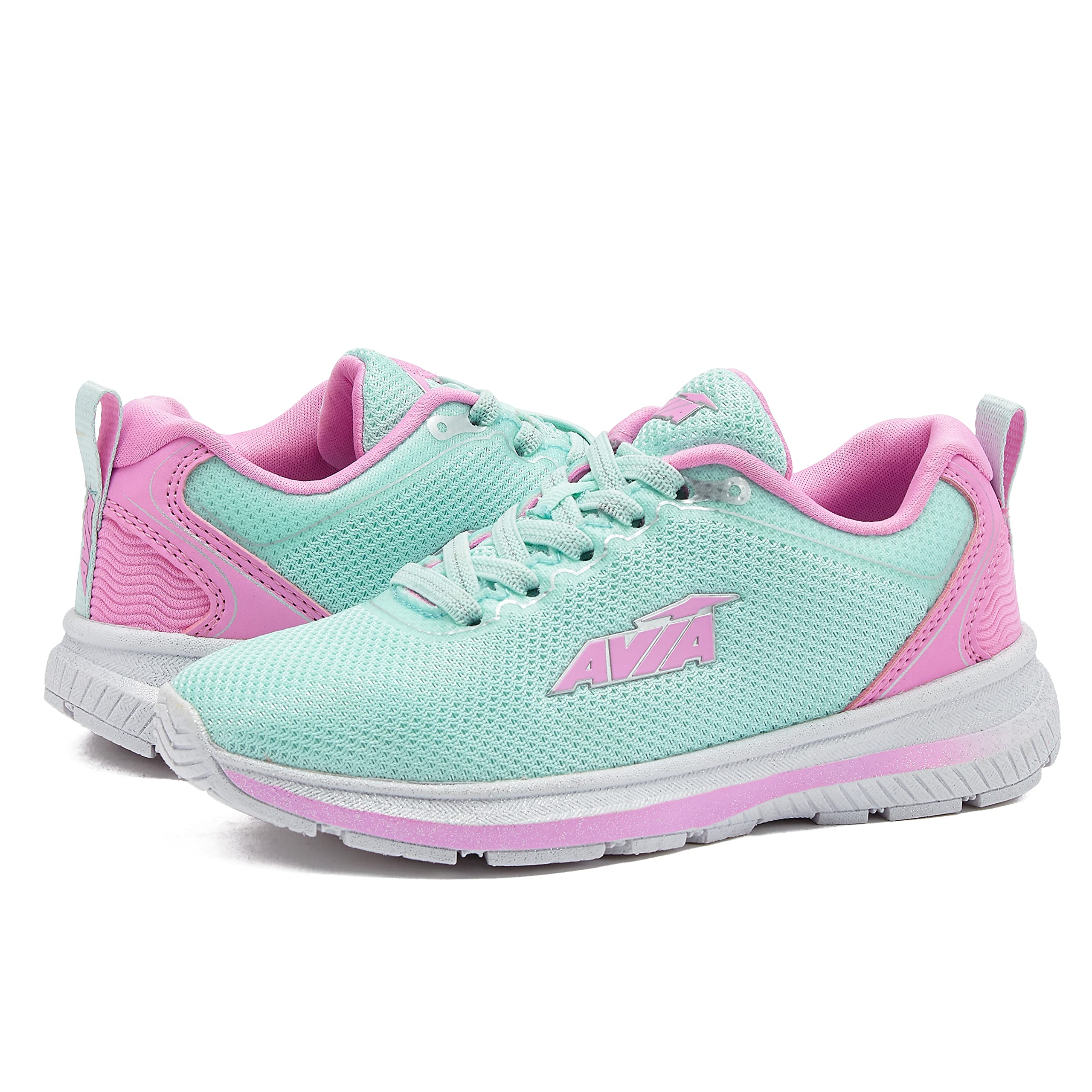 Avia Avi Factor Slip-On Girls' Sneakers - Lightweight Tennis, Athletic & Running Shoes for Toddler, Little & Big Kids (Sizes 11-6) - Perfect for School, Play & Sports Activities