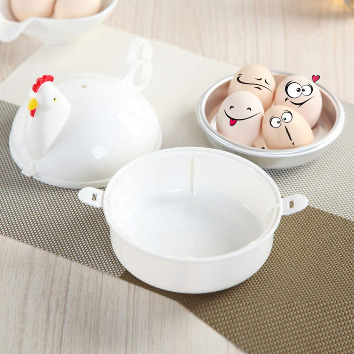 DOITOOL Electric Egg Steamer - Automatic Egg Boiler & Poacher for Hard, Soft & Poached Eggs - Multi-Functional Cooker for Omelets, Vegetables & Dumplings - Perfect for Breakfast, Meal Prep & Healthy Cooking