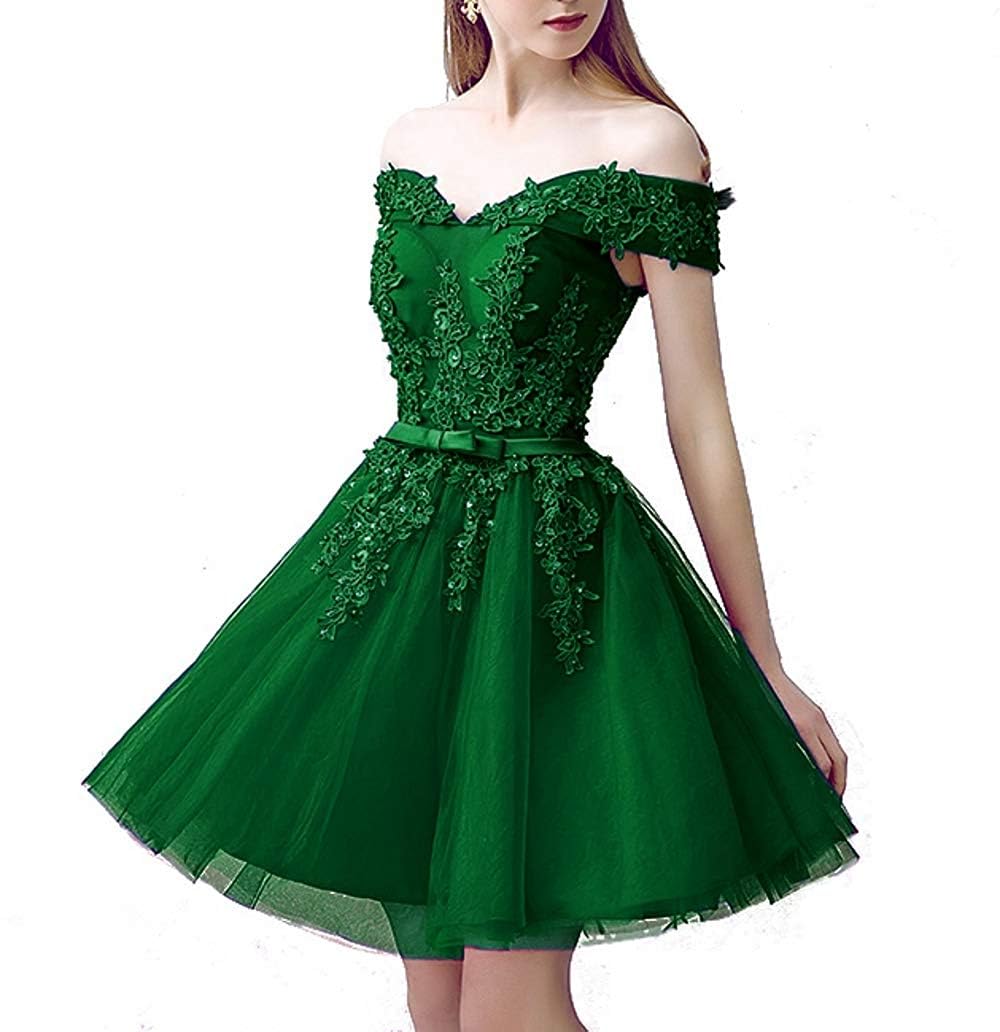 JAEDEN Elegant Lace Short Homecoming Dress - Tulle Prom HOCO Dresses for Teen Girls | Perfect for School Dances, Formal Events & Special Occasions