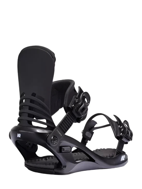 K2 Women's Cassette Snowboard Bindings 2025 - Lightweight & Responsive for All-Mountain Riding - Perfect for Freestyle and Powder Snowboarding