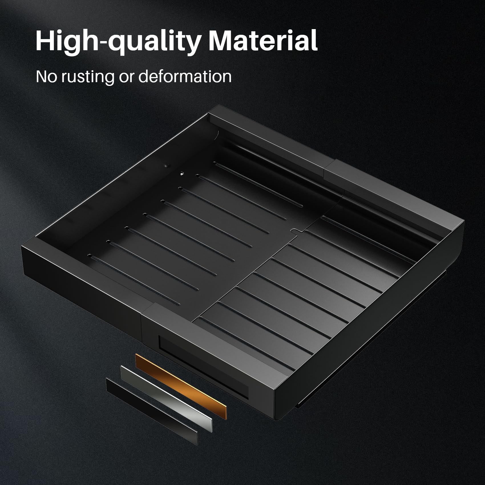 Heavy Duty Pull Out Cabinet Organizer - Expandable 12