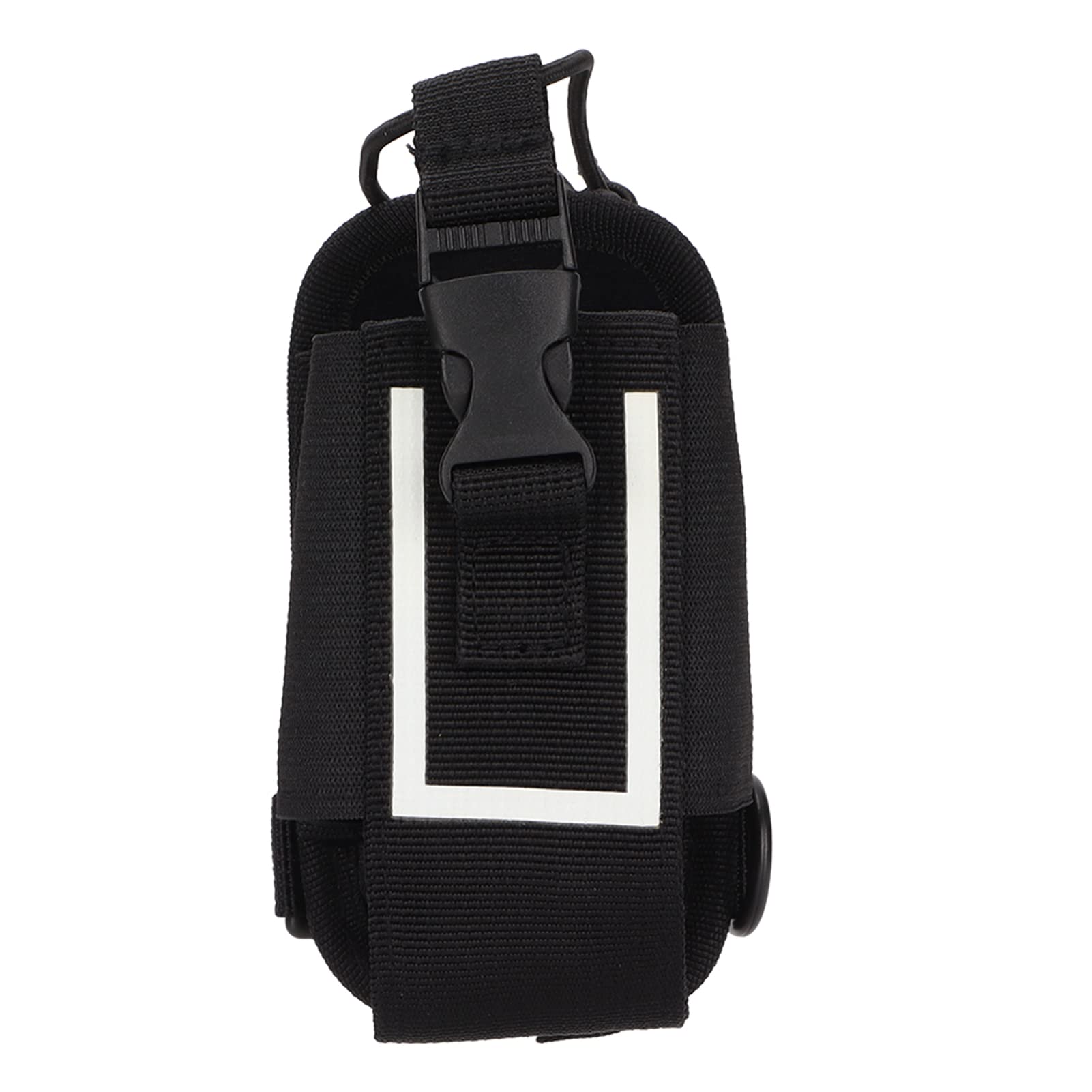 Black Nylon Radio Case with Clip - Adjustable Multi-Function Radio Holder Bag for Firefighters, Security Guards & Emergency Responders - Perfect for Walkie-Talkie, Two-Way Radios & Communication Devices on Duty