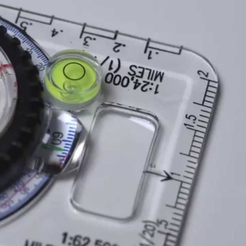 TruArc 15 Mirror Compass - Professional Hiking & Survival Navigation Tool for Outdoor Adventures, Camping, and Backpacking