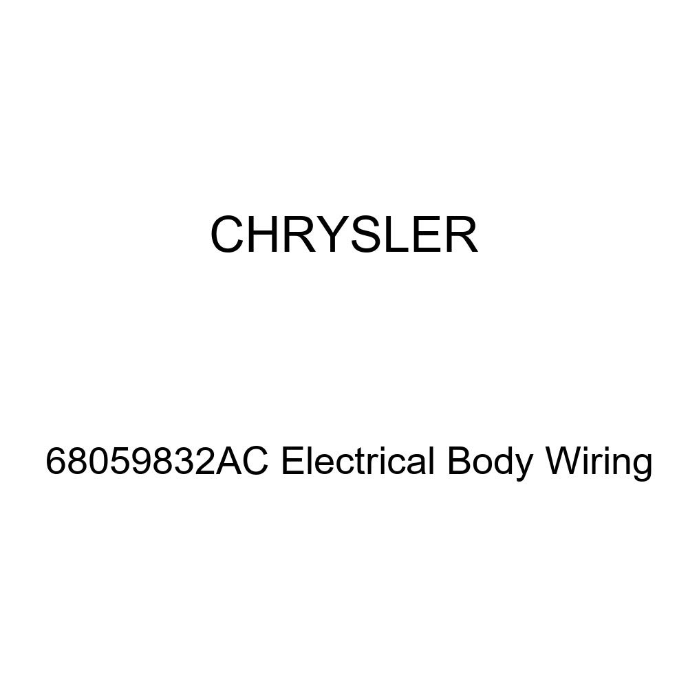 Genuine Chrysler 68059832AC Electrical Body Wiring Harness - Replacement Auto Part for Dodge Ram 1500 2500 3500 - Perfect for Electrical System Repairs & Upgrades