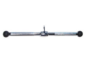 Apollo Athletics 20-Inch Revolving Straight Bar with Rubber Ends - Perfect for Home Gyms, Weightlifting & Strength Training