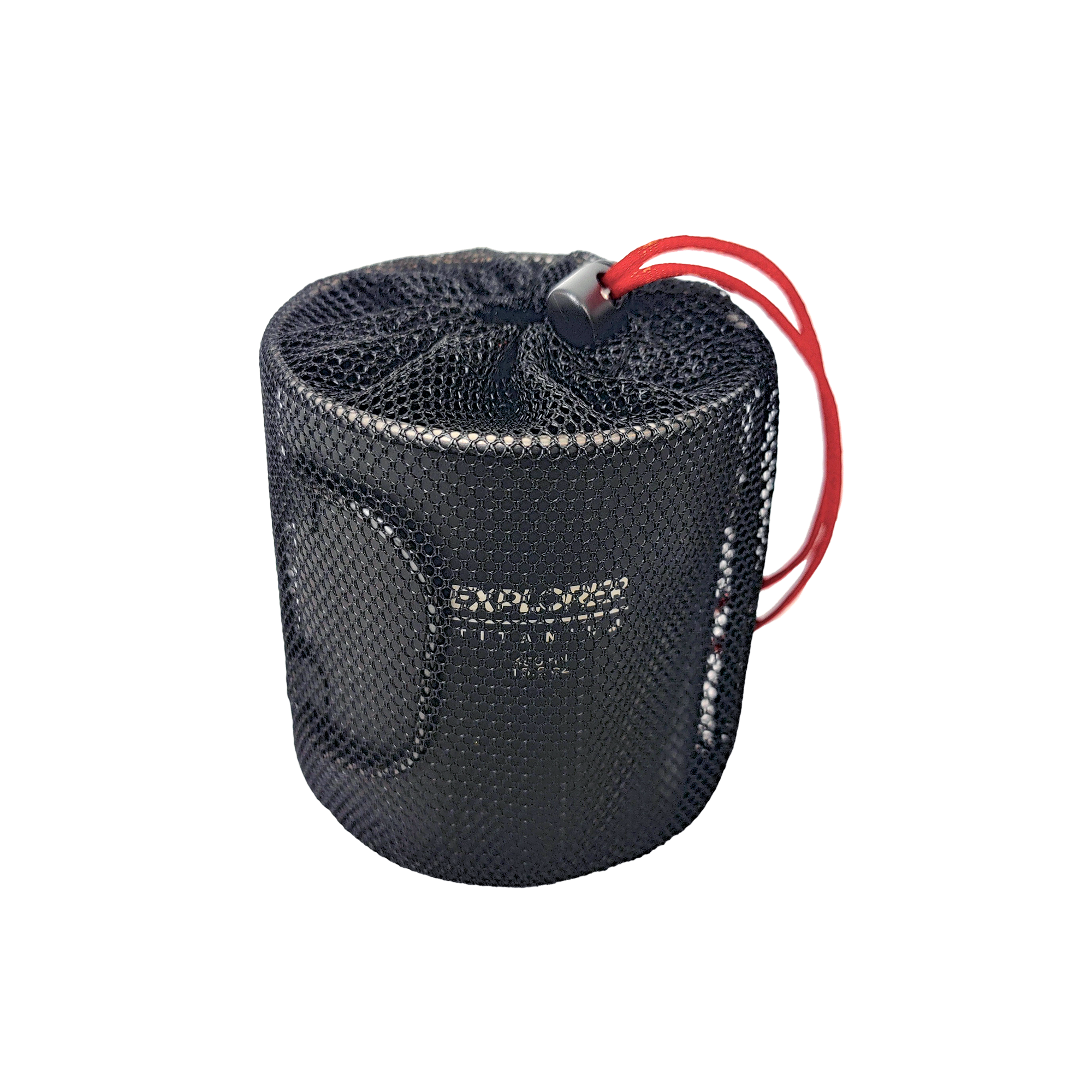 Explorer Bear Black Titanium 450ml Camping Cup - Lightweight & Durable Travel Mug for Hiking, Backpacking & Outdoor Adventures