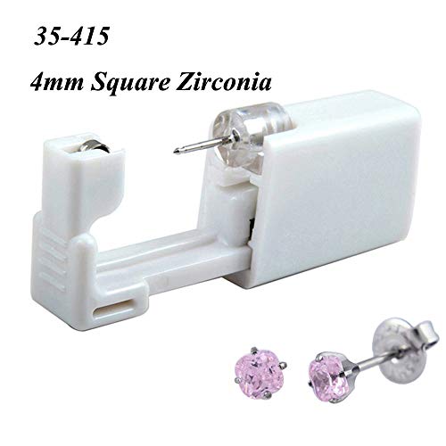 35-415,4mm Pink Sqaure Zircon