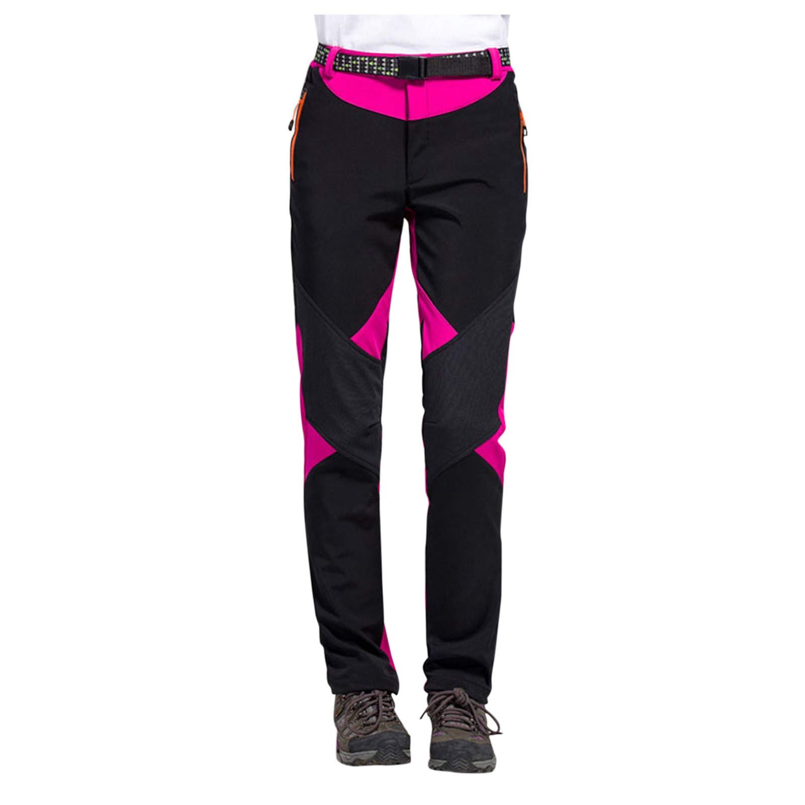 Women's Stretch Cotton Ski Snow Pants - Windproof Casual Lounge Pajama Pants for Winter Sports & Home Comfort (Charcoal) | Perfect for Skiing, Snowboarding & Cozy Indoor Relaxation