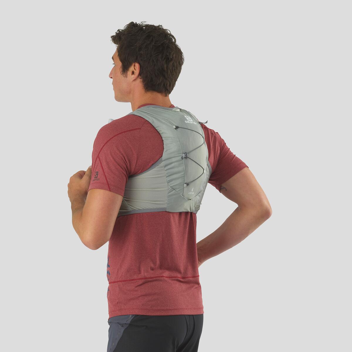 Active Skin 4 Running Hydration Vest with Water Flasks - Lightweight Breathable Unisex Trail Running Gear for Marathon, Hiking & Outdoor Sports