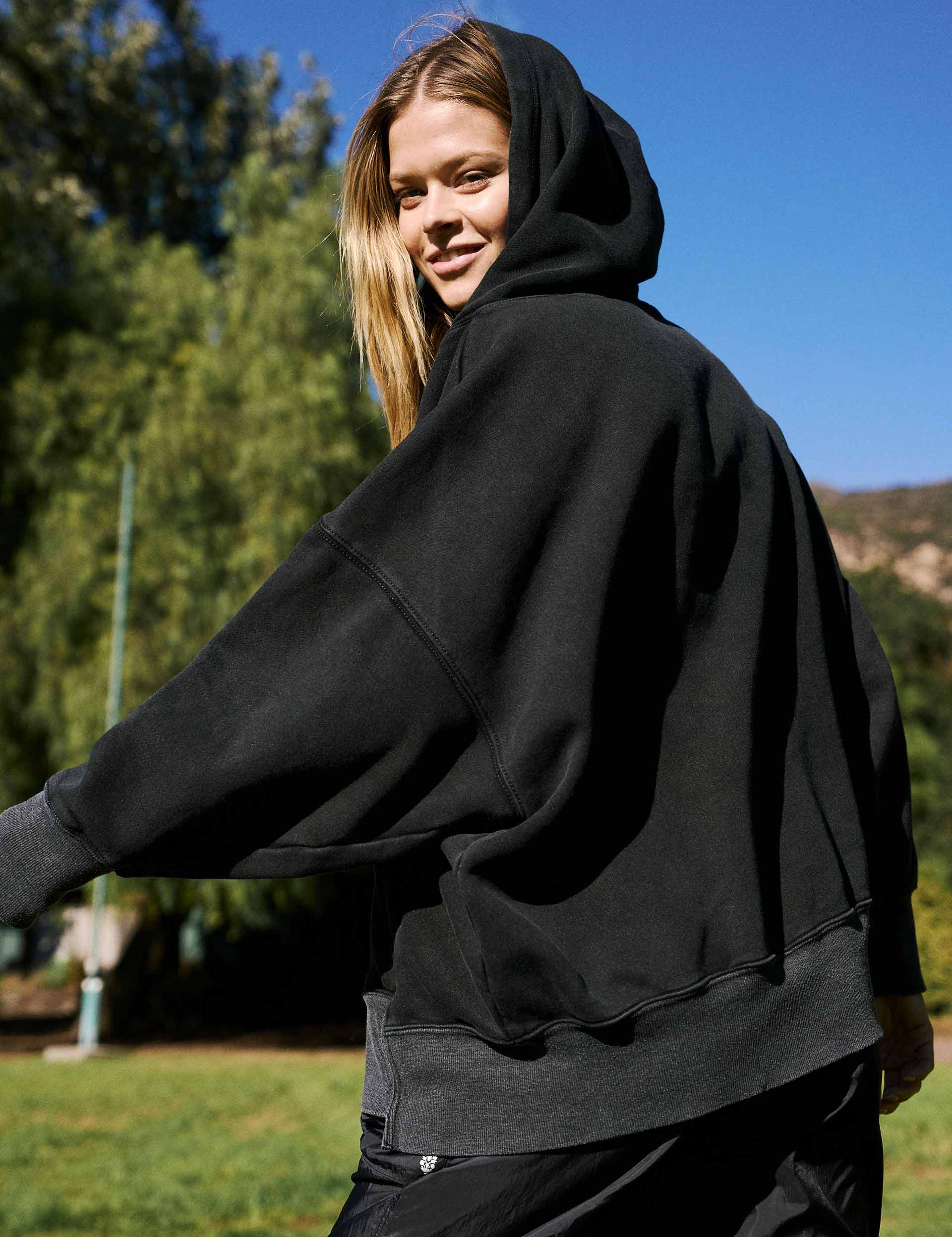 Sprint To The Finish Hoodie - Black | Comfortable & Stylish Pullover for Running, Gym & Casual Wear