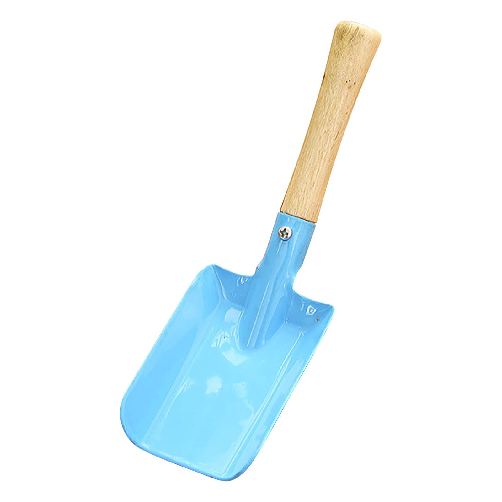 Yiser Blue Garden Hand Trowel - Small Metal Soil Shovel for Bonsai, Planting, Lawn & Garden Care - Perfect for Fall Garlic Planting & Patio Gardening (Blue, One Size)