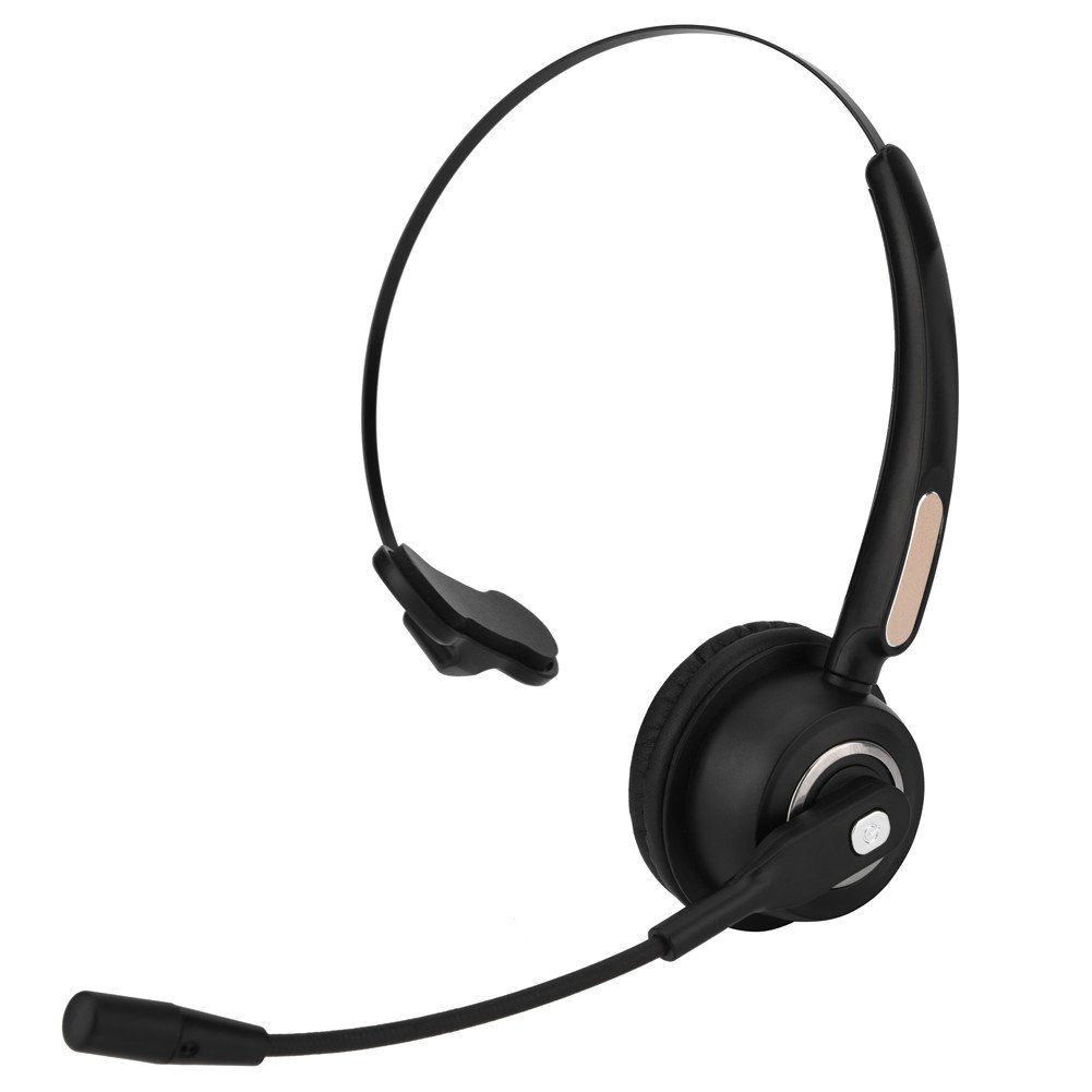 Diyeeni Wireless Bluetooth Headset with Noise Cancelling Mic for Call Center, Office & Computer - 360° Rotating Earmuffs, 12H Talk Time - Perfect for Remote Work, Customer Service & Online Meetings