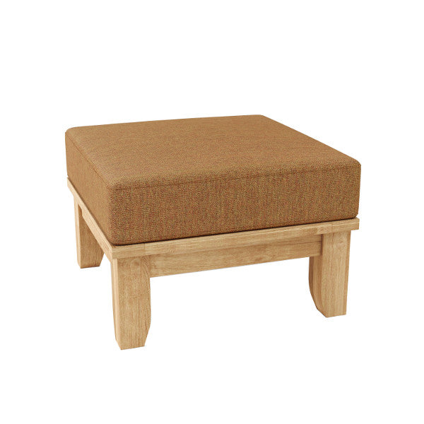 Luxury Deep Seating Ottoman - Premium Upholstered Footrest & Storage Bench for Living Room, Bedroom, or Patio - Perfect for Relaxing, Extra Seating & Home Decor