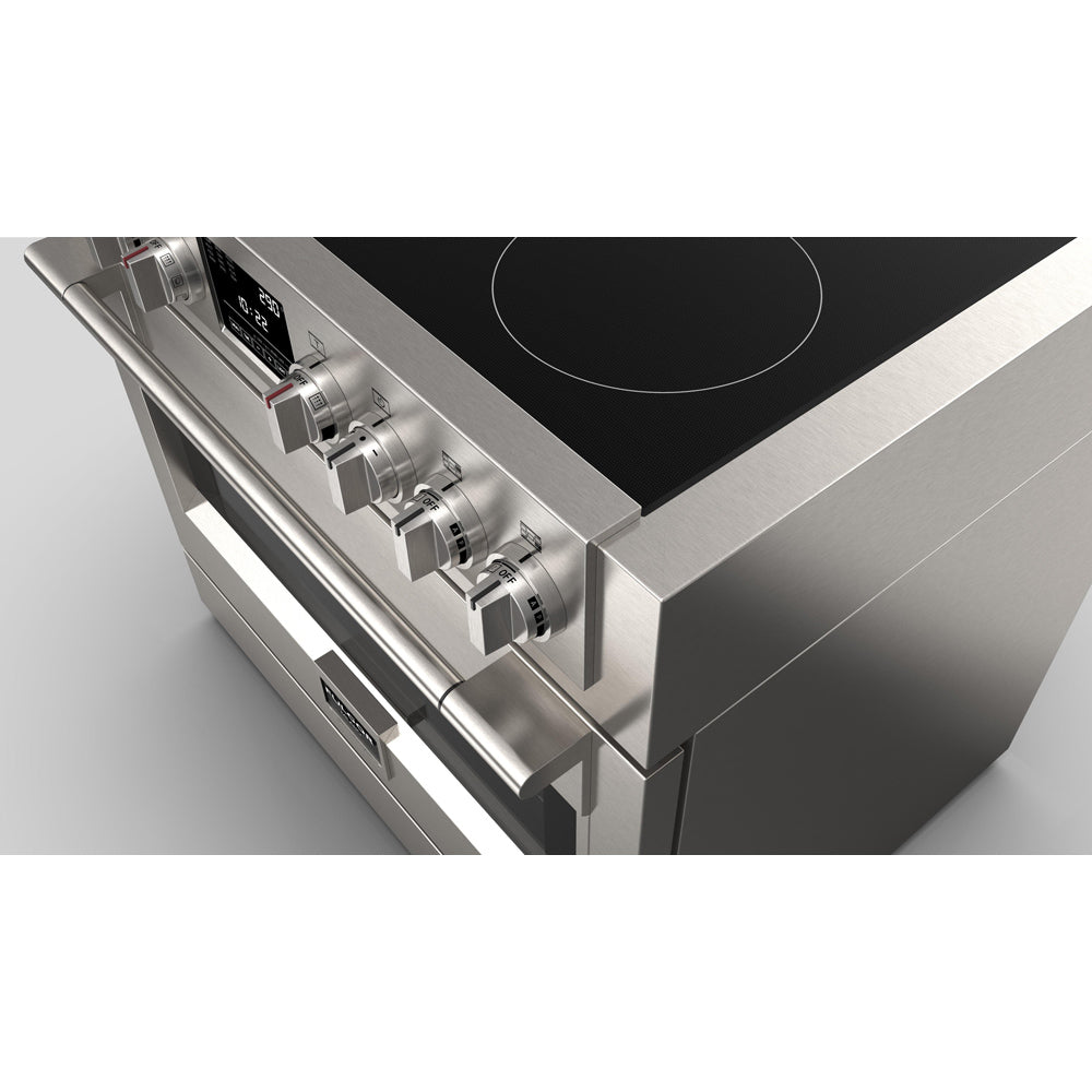 Fulgor Milano 36-Inch 600 Series Stainless Steel All-Electric Induction Range (Model F6PIR365S1) - Perfect for Modern Kitchens & Professional Chefs
