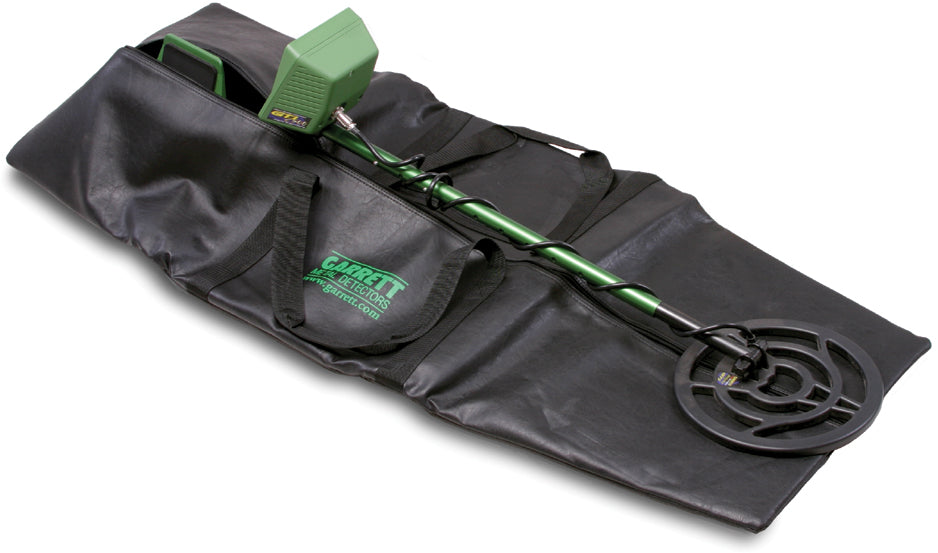 **Garrett Carry Bag - Padded Protective Case with Dual Zippers for Metal Detector Accessories & Outdoor Gear Storage**    *Perfect for Safely Storing Metal Detectors, Headphones, Digging Tools & Outdoor Equipment During Travel or Treasure Hunting.*
