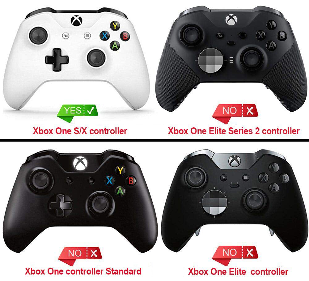 eXtremeRate Replacement Front Housing Shell for Xbox One X & S Controller (Model 1708) - Custom Gaming Shell Cover - Perfect for Controller Repair & Modding - Enhance Your Gaming Experience