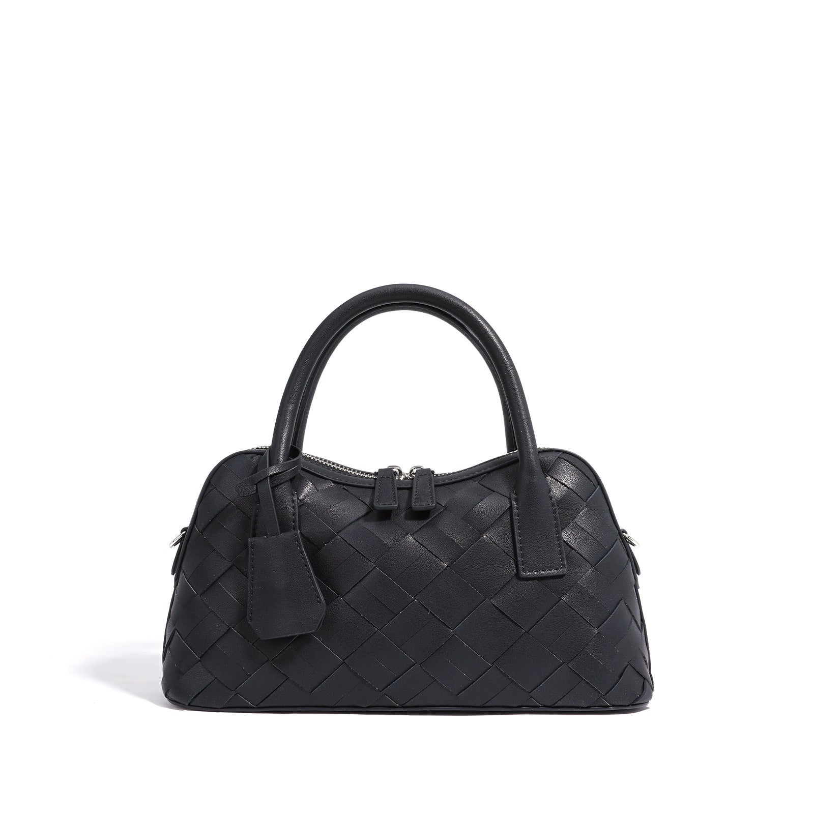 Stylish Woven Convertible Leather Handbag for Women - Crossbody, Shoulder & Tote Bag - Perfect for Work, Travel & Everyday Use