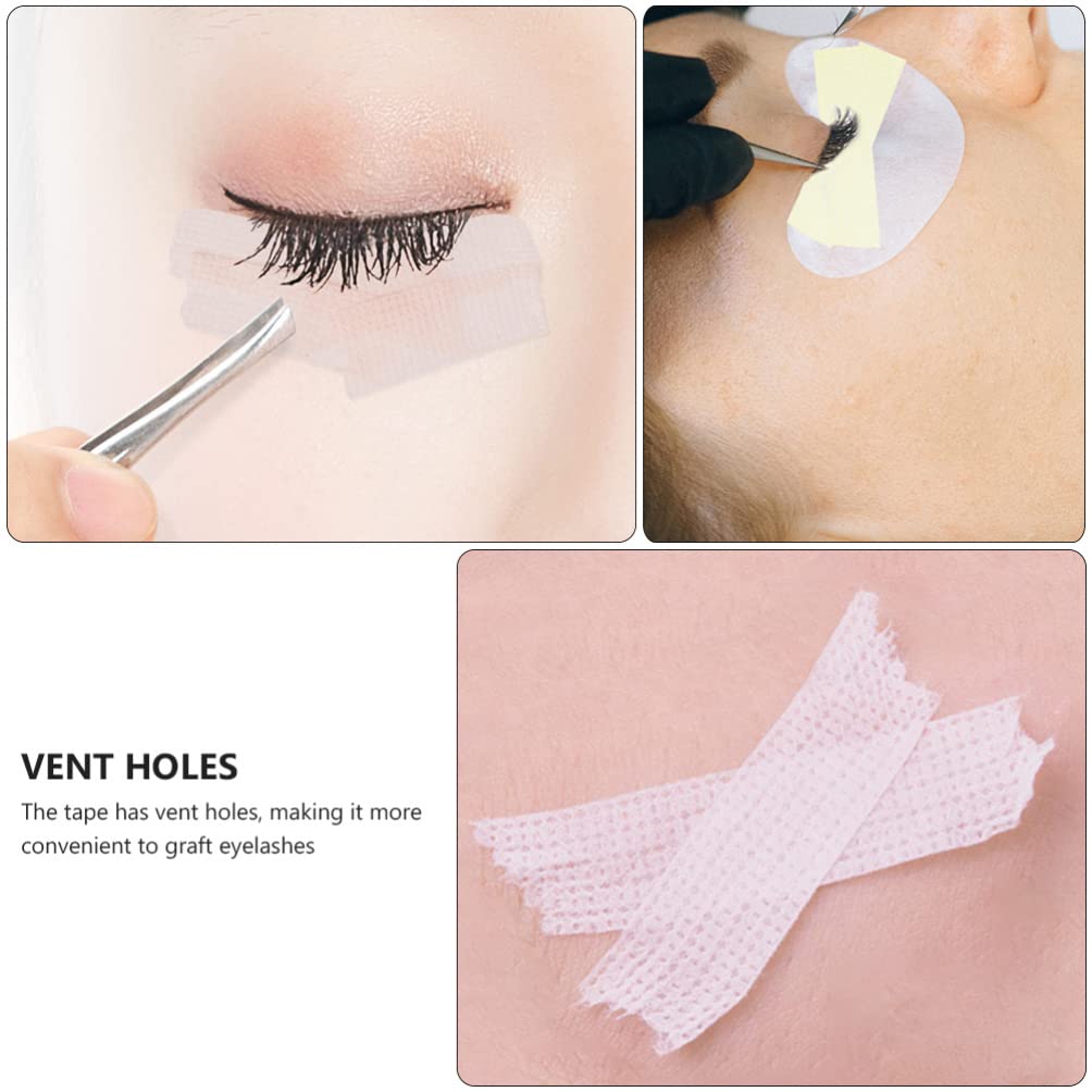 OSALADI 6 Rolls Lash Tape - Breathable Eyelash Extension Bands with Holes, Non-Woven Eyelash Separating Tape for Professional Lash Extensions & Eyeshadow Application - Perfect for Salon, Spa & Home Use