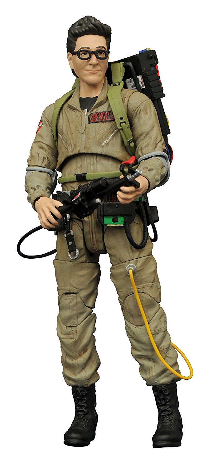 Diamond Select Ghostbusters Egon Spengler 7-Inch Action Figure - Collectible Movie Character Toy for Fans & Display
