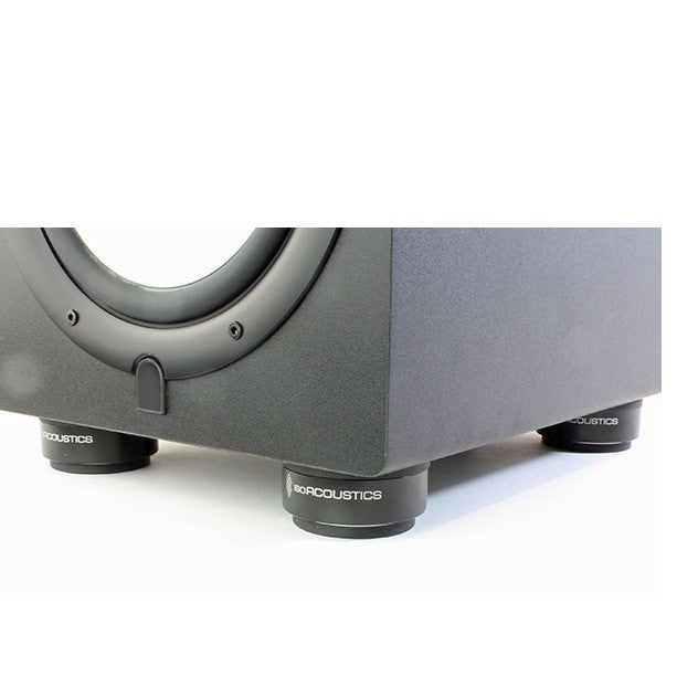 ISOAcoustics ISO Puck Speaker Isolation Pads - Set of 2 for Studio Monitors & Bookshelf Speakers - Reduce Vibrations & Improve Sound Quality for Home Audio & Recording Studios