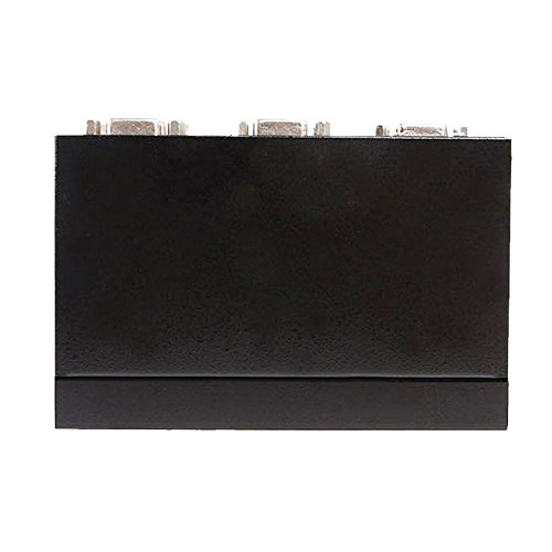 axGear 1 PC to 4 Port VGA Video Monitor Splitter Box with Power Adapter - Extend Display for Multi-Monitor Setup in Office, Classroom, or Home Theater System