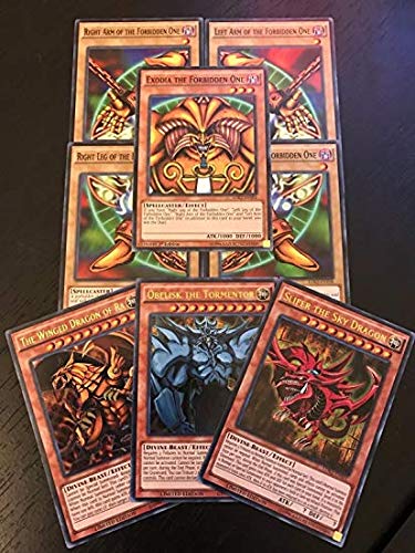 Yu-Gi-Oh! EXODIA & God Cards 200-Card Collection with Rare Cards - Perfect for TCG Battles, Collecting & Deck Building
