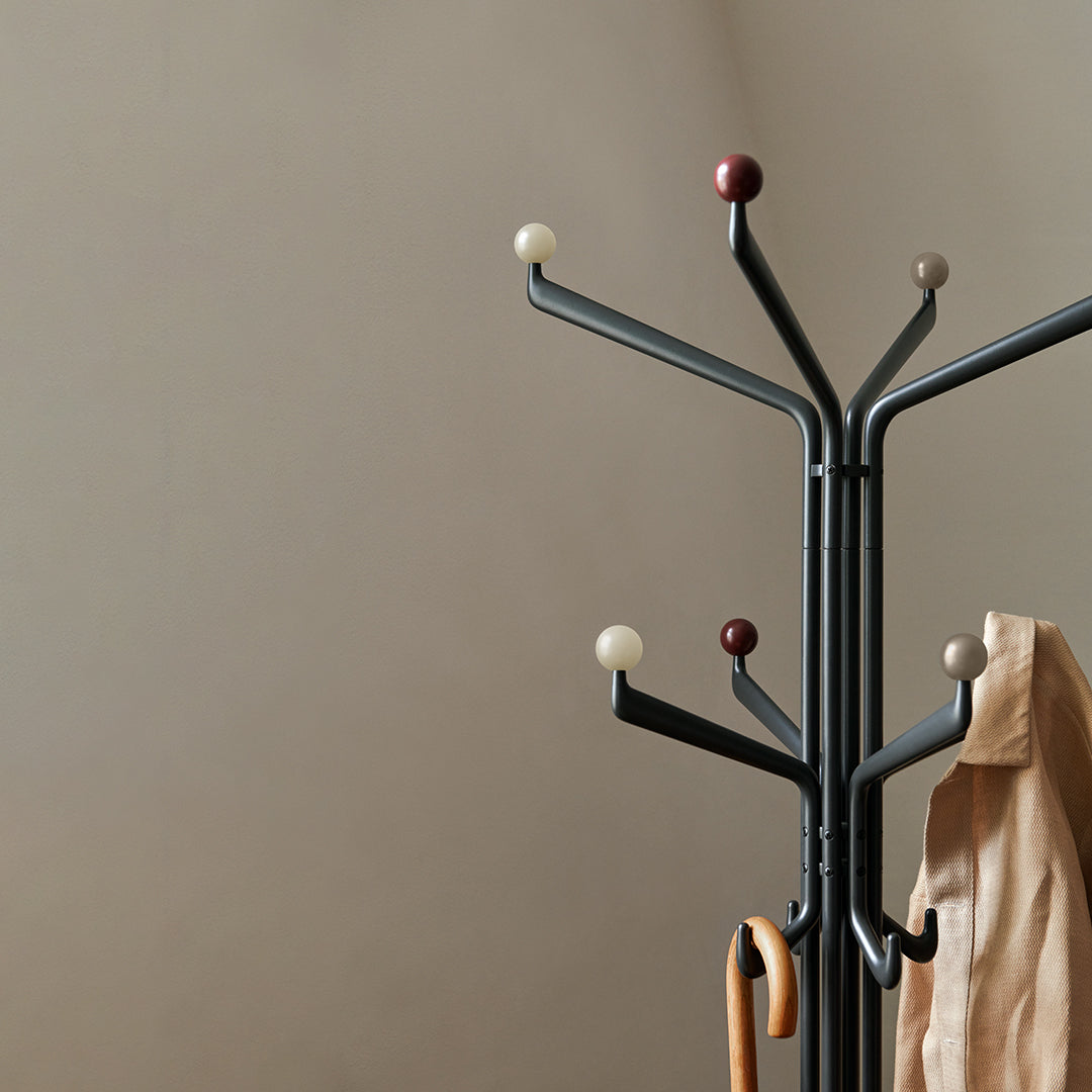 SC77 Modern Coat Stand - Sturdy & Space-Saving Entryway Organizer for Hats, Jackets & Bags | Perfect for Home, Office & Apartment Entryways