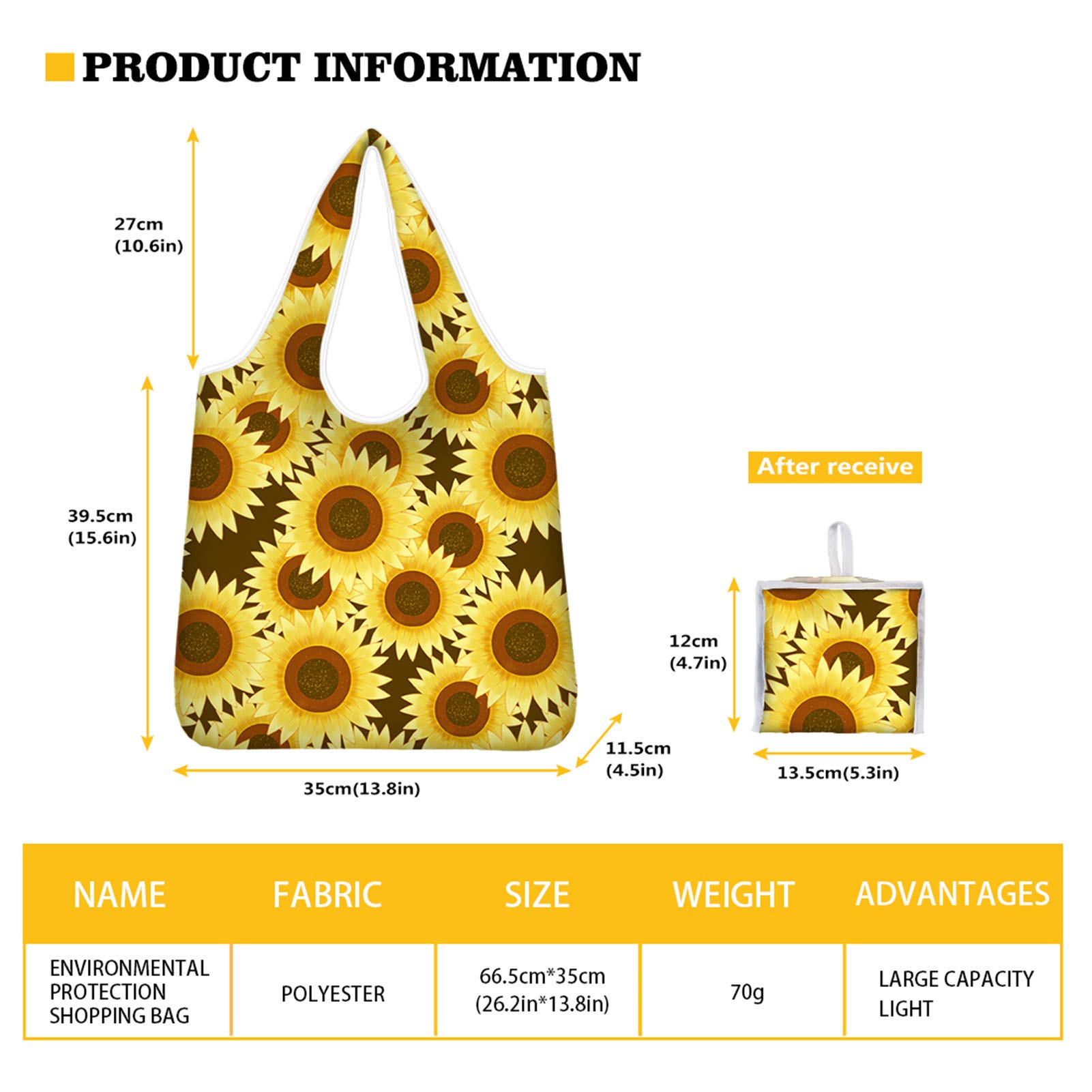 Belidome Cow Print Reusable Grocery Bags - Eco-Friendly Foldable Shopping Tote for Heavy Duty Use | Perfect for Farmers Markets, Grocery Shopping & Beach Trips
