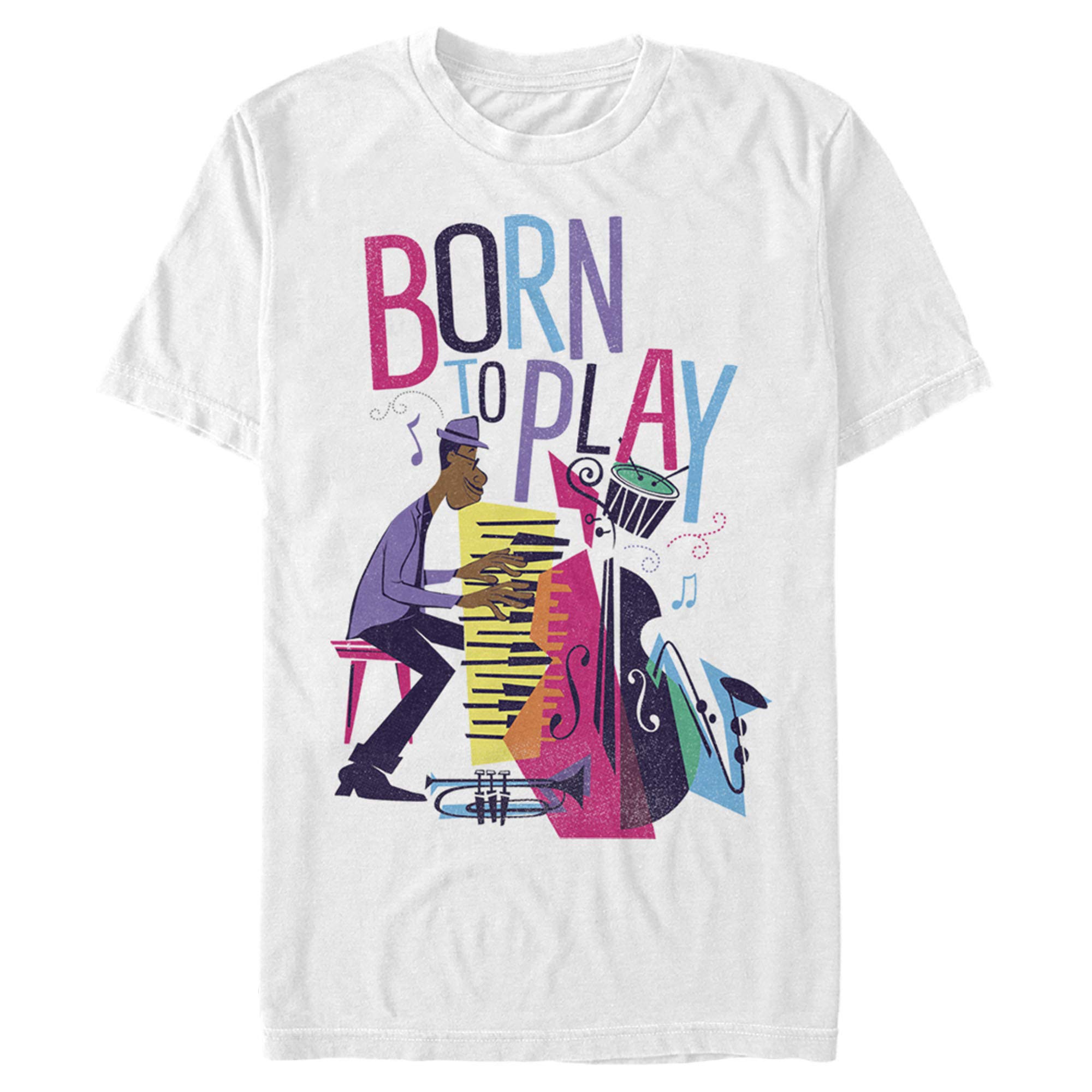 Men's Soul Born to Play Graphic T-Shirt - Casual Cotton Tee for Sports, Gym & Everyday Wear