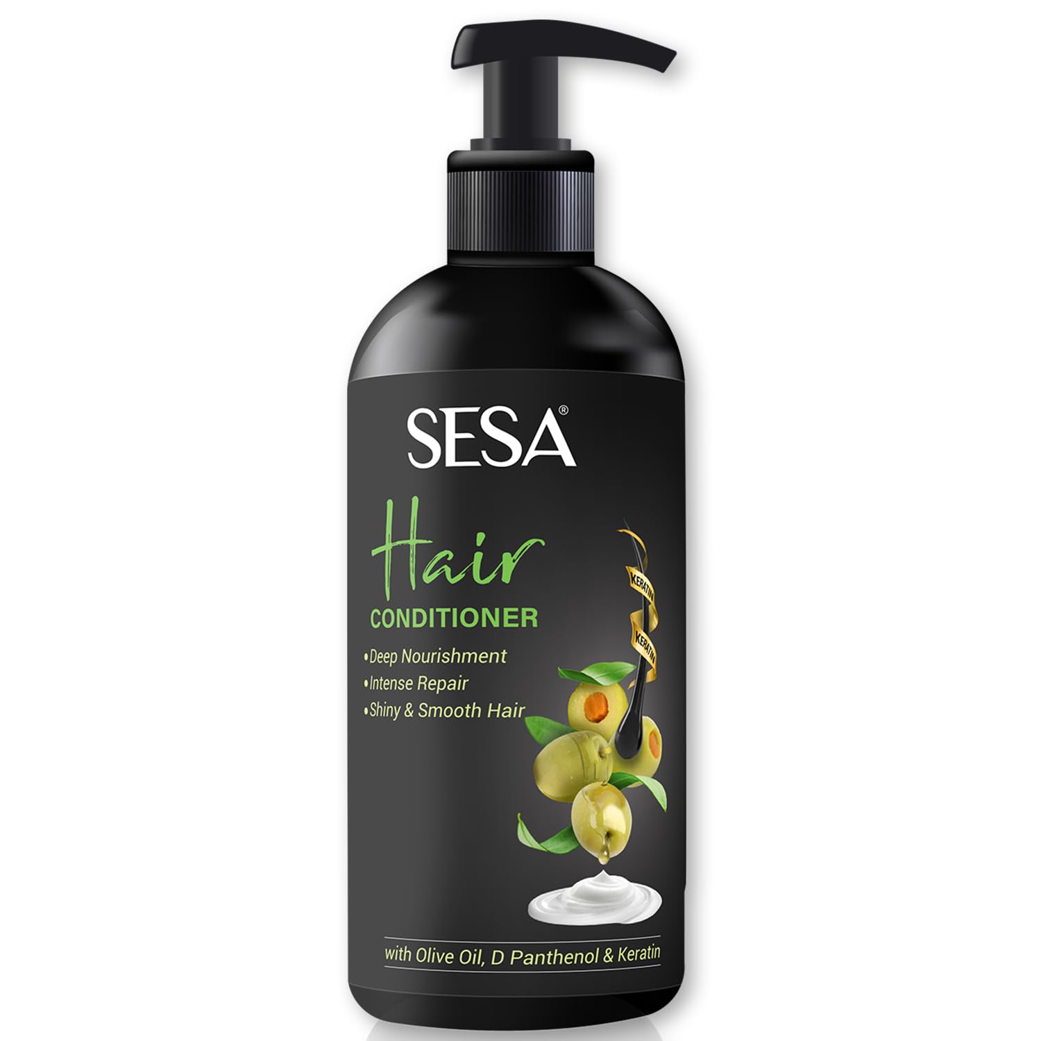 SESA Deep Conditioning Hair Treatment for Dry, Frizzy Hair - Nourishing & Hydrating Formula for Soft, Shiny Hair (300ml) | Perfect for Damaged Hair Repair & Daily Moisturizing Care