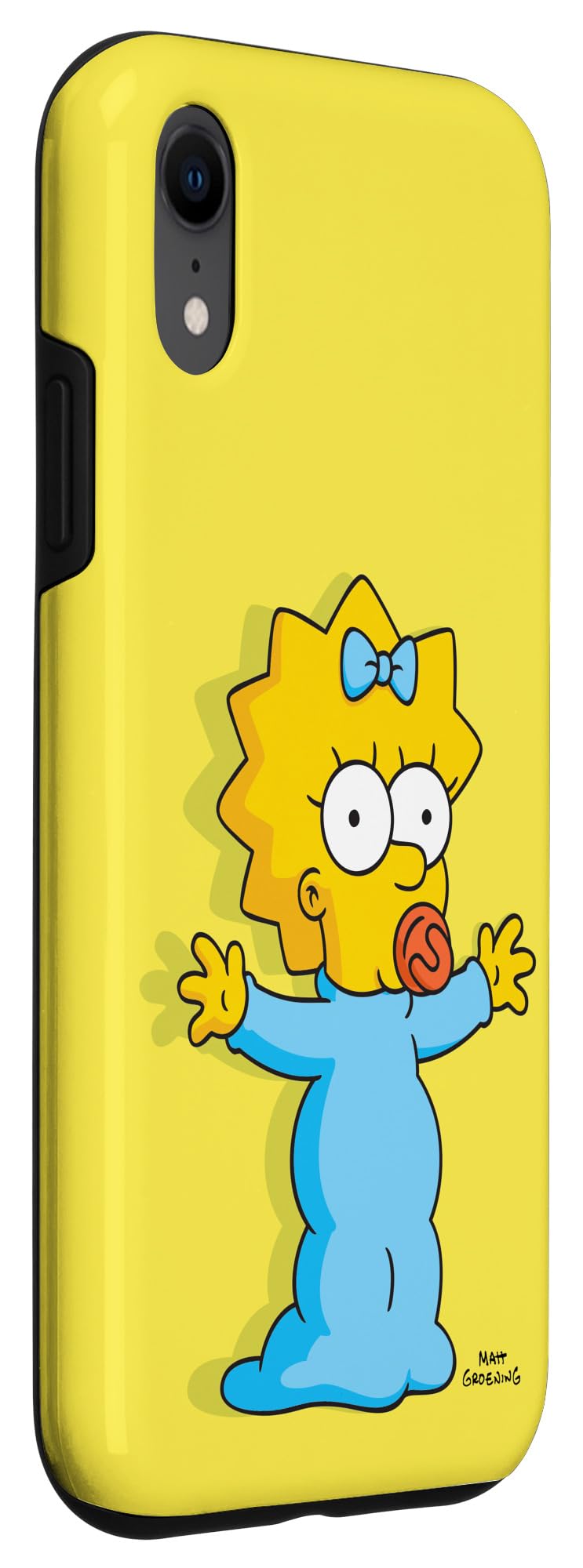 iPhone XR The Simpsons Maggie Simpson Sunshine Yellow Protective Phone Case - Durable Cover for Everyday Use, Perfect Gift for Fans