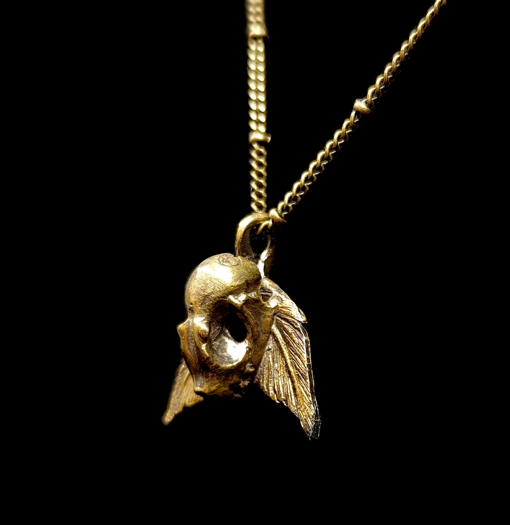Isis Collection Brass Feather Seraph Necklace - Elegant Angel Wing Pendant for Women, Gift for Her - Perfect for Everyday Wear, Special Occasions & Spiritual Jewelry Lovers