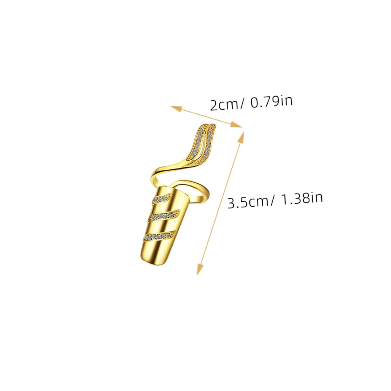 Minkissy Fashion Nail Rings - 4pcs Women's Metal Nail Jewelry Set, Lightweight Alloy Nail Decorations with Unique Design for Parties, Weddings & Special Occasions