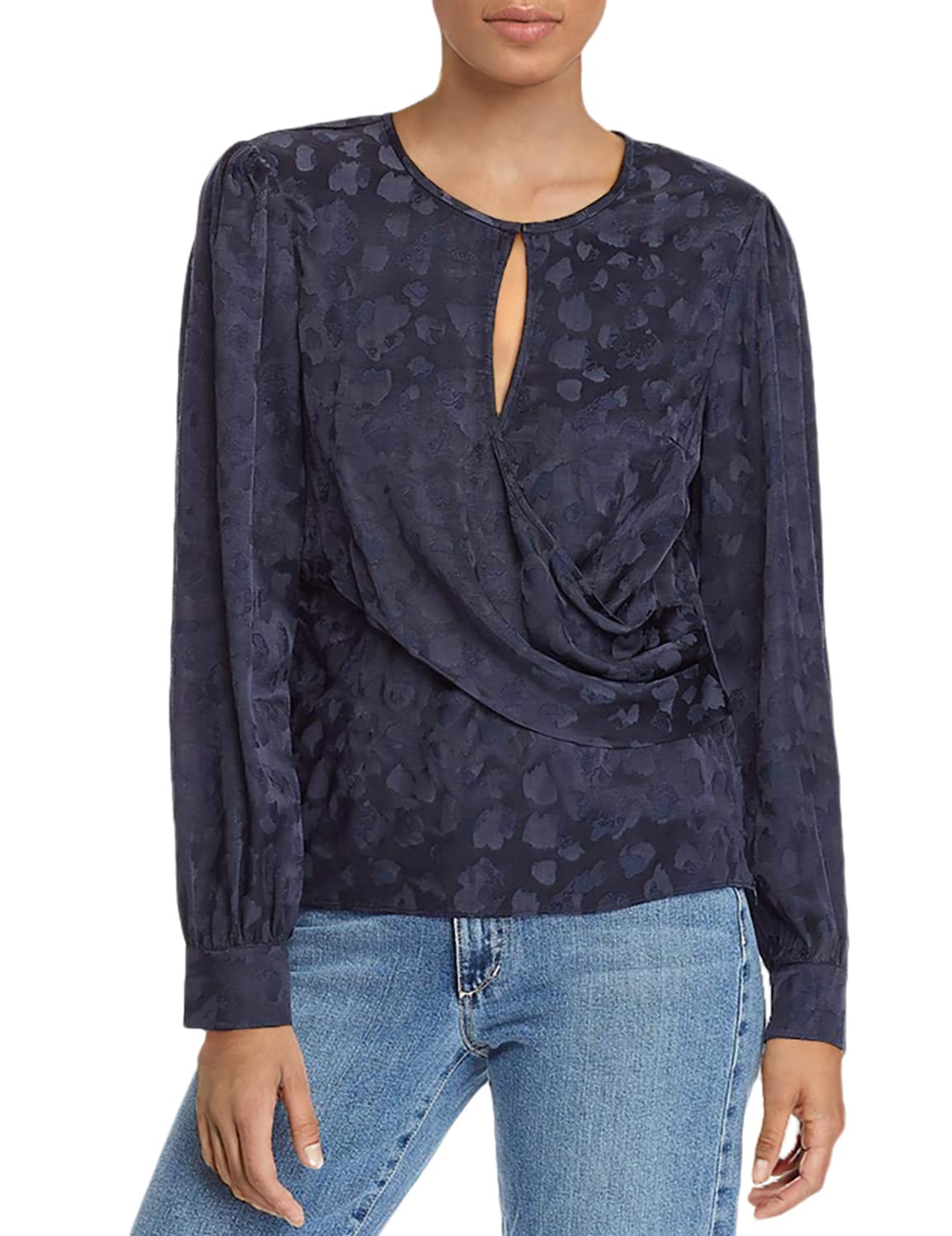 Parker Women's Ainsley Long Sleeve Wrap Blouse - Elegant Office & Casual Wear for Women | Perfect for Work, Date Night & Special Occasions