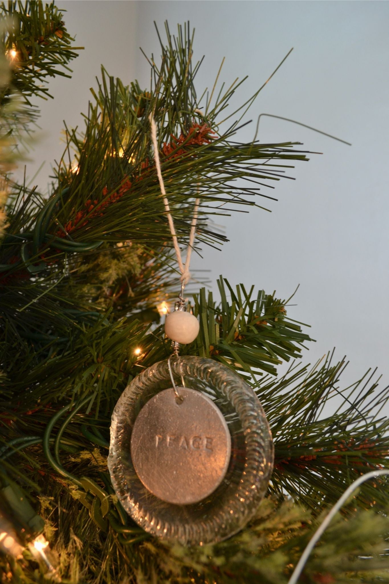Upcycled Bottle Cap Christmas Ornament - Eco-Friendly Handmade Holiday Decor for Tree & Gift Giving - Perfect for Sustainable Home Decor & DIY Craft Projects