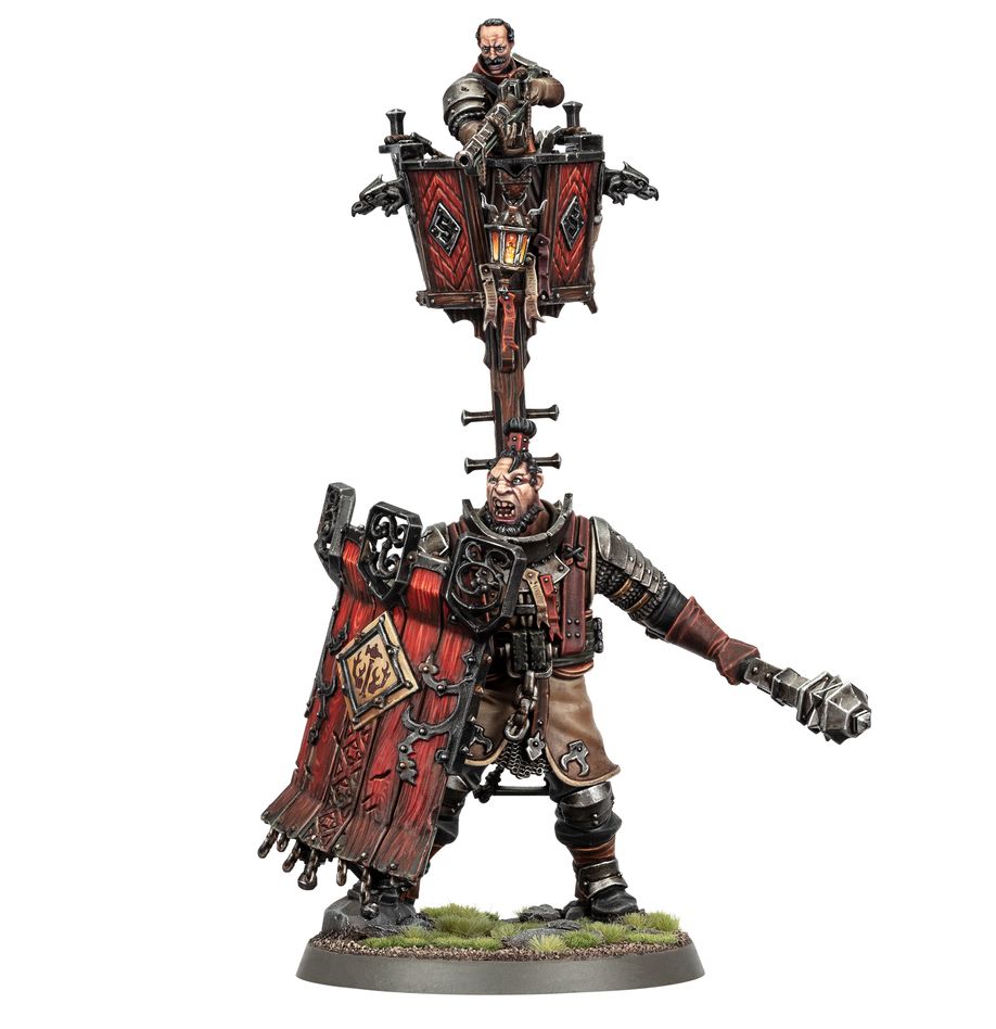 Age of Sigmar Cities of Sigmar: Fusil Major on Ogor Warhulk - Warhammer Miniature for Tabletop Gaming & Collectors - Perfect for Fantasy Battles and Display