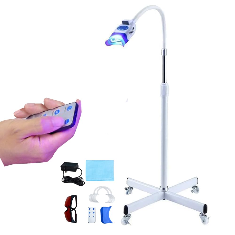 Professional Teeth Whitening Kit with 10 LED Cold Light & Remote - At-Home Dental Bleaching Accelerator for Oral Care | Perfect for Gifts, Travel, and Daily Whitening Routine