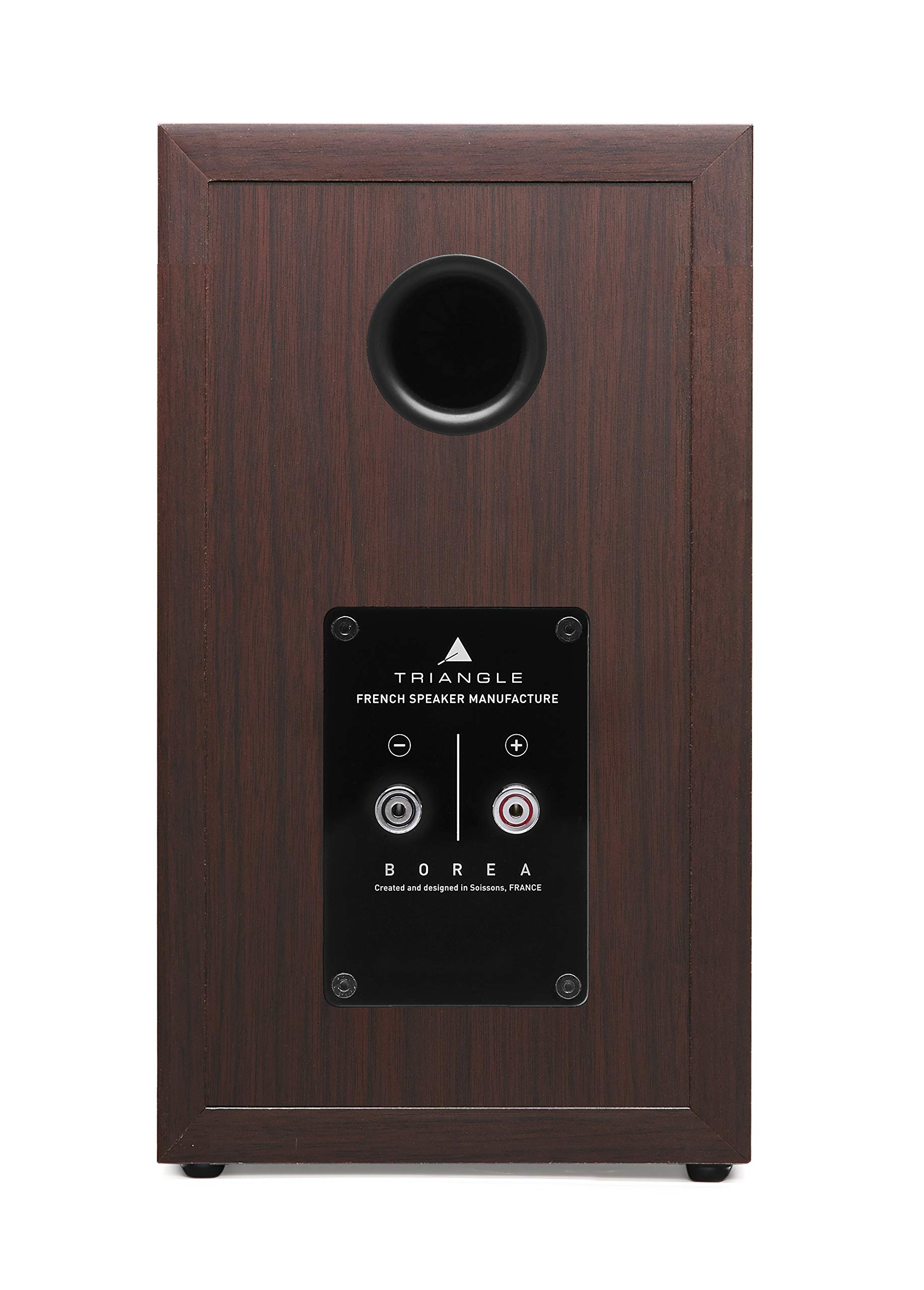 BOREA BR02 Hi-Fi Bookshelf Speakers - 80W Power Handling, 89dB Sensitivity - Premium Walnut Finish (Pair) - Ideal for Music & Home Theater - 6.9 x 12.2 x 10.8 inches - Perfect for Small to Medium Rooms, Audiophile Listening & Movie Nights