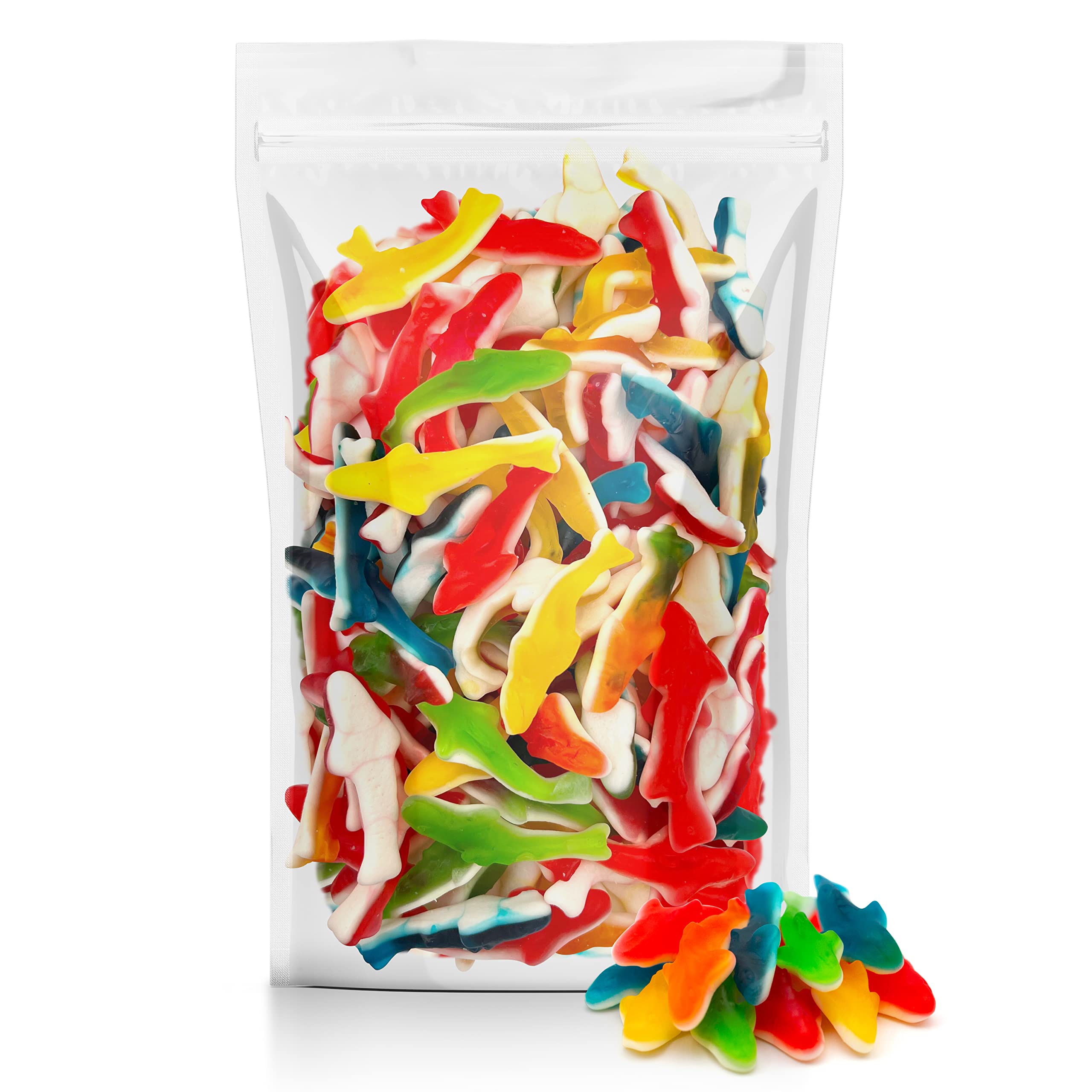 Gummy Sharks Candy - 11oz Pack - Assorted Fruit Flavors - Perfect for Birthday Parties, Movie Nights & Snack Time