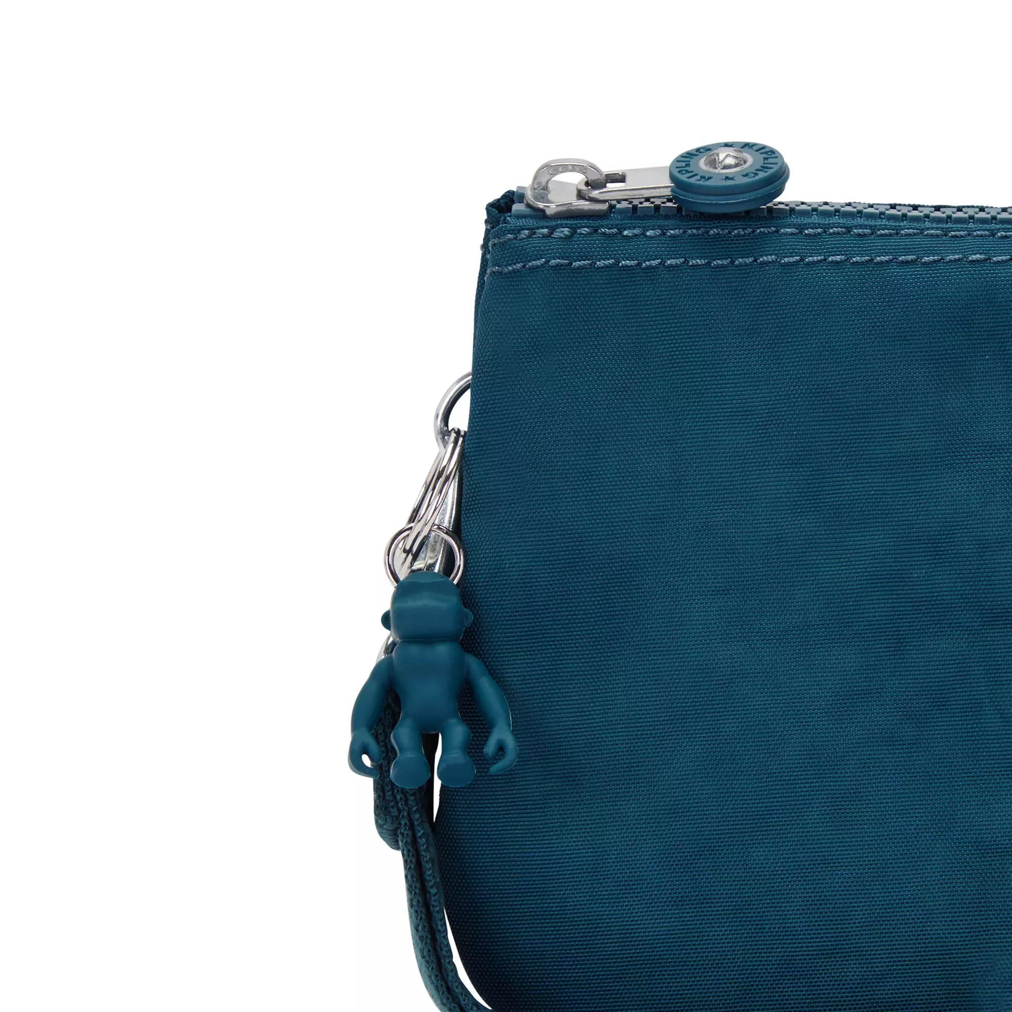 Kipling Creativity Extra Large Wristlet Wallet - Cosmic Emerald Green Crossbody Bag for Women | Perfect for Travel, Shopping & Everyday Use