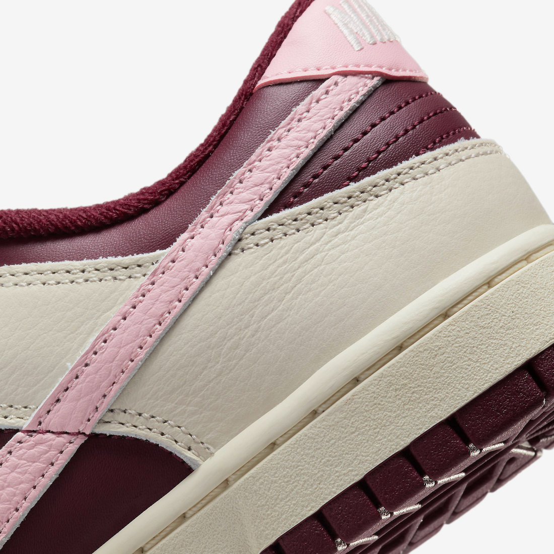 Nike Men's Dunk Low Retro RPM Sneakers - Pale Ivory / Medium Soft Pink / Night Maroon - Casual Streetwear & Skateboarding Shoes for Men