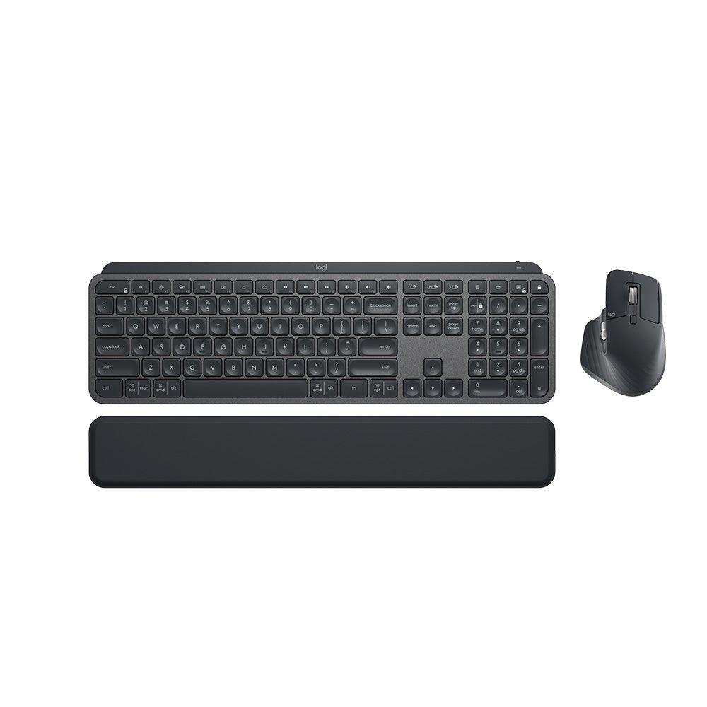 Logitech MX Keys Combo for Business - Wireless Keyboard & Mouse Set with Ergonomic Design - Perfect for Office, Home & Remote Work